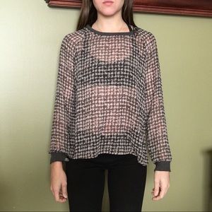 Target sheer top